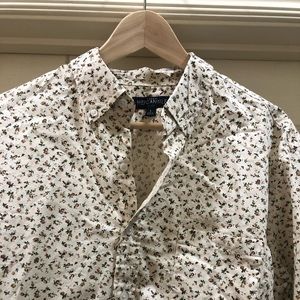 J CREW floral button down